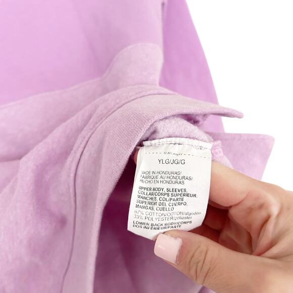 Under Armour Purple Cowl Neck Sweatshirt Sz YL - Picture 4 of 5